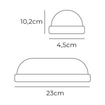 LED-Deckenleuchte EDM 32404 Weiß Aluminium Kunststoff F 18 W 120 W 1820 Lm E27 Oval (4000 K)