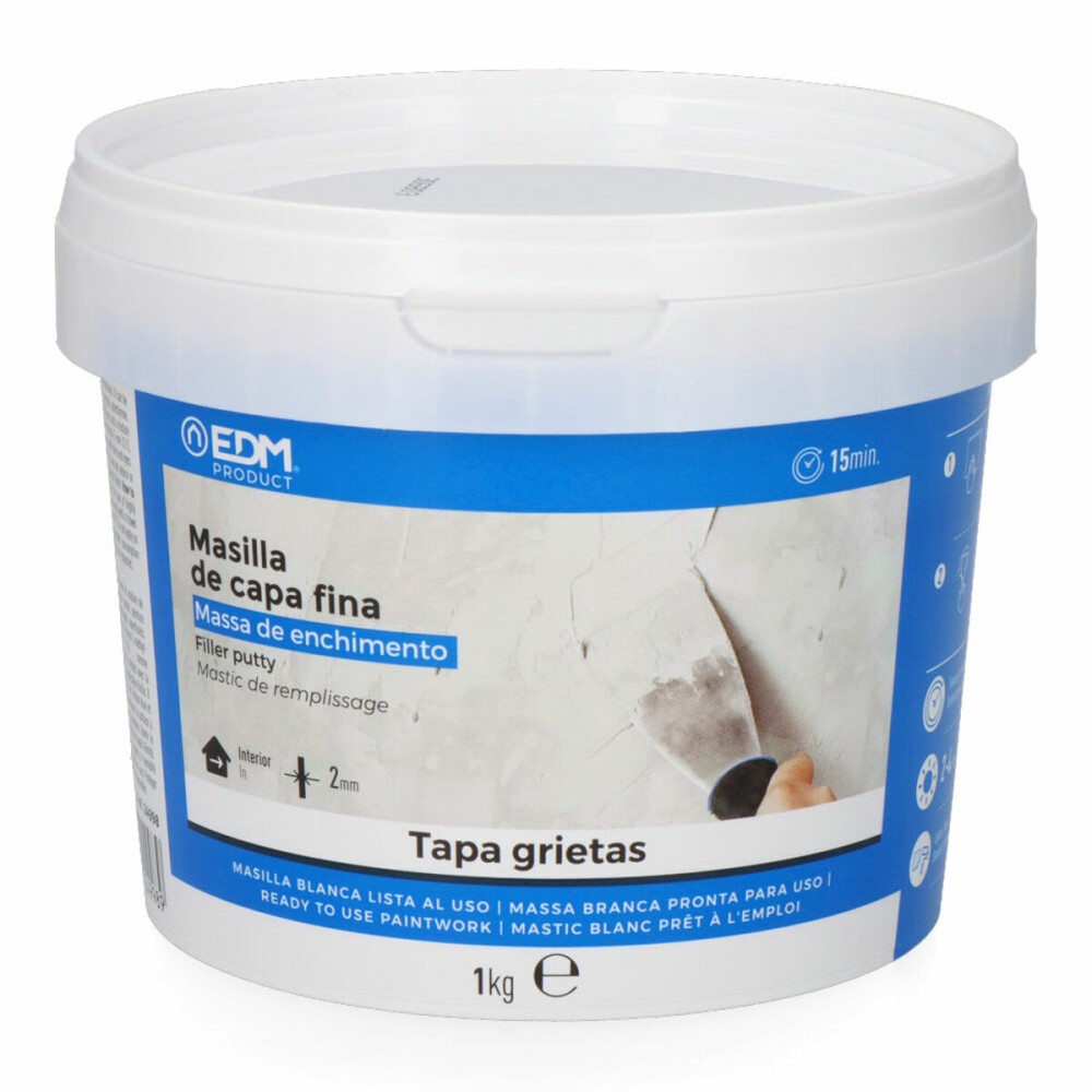 mastic EDM 24998 Blanc 1 kg Prêt à l'emploi