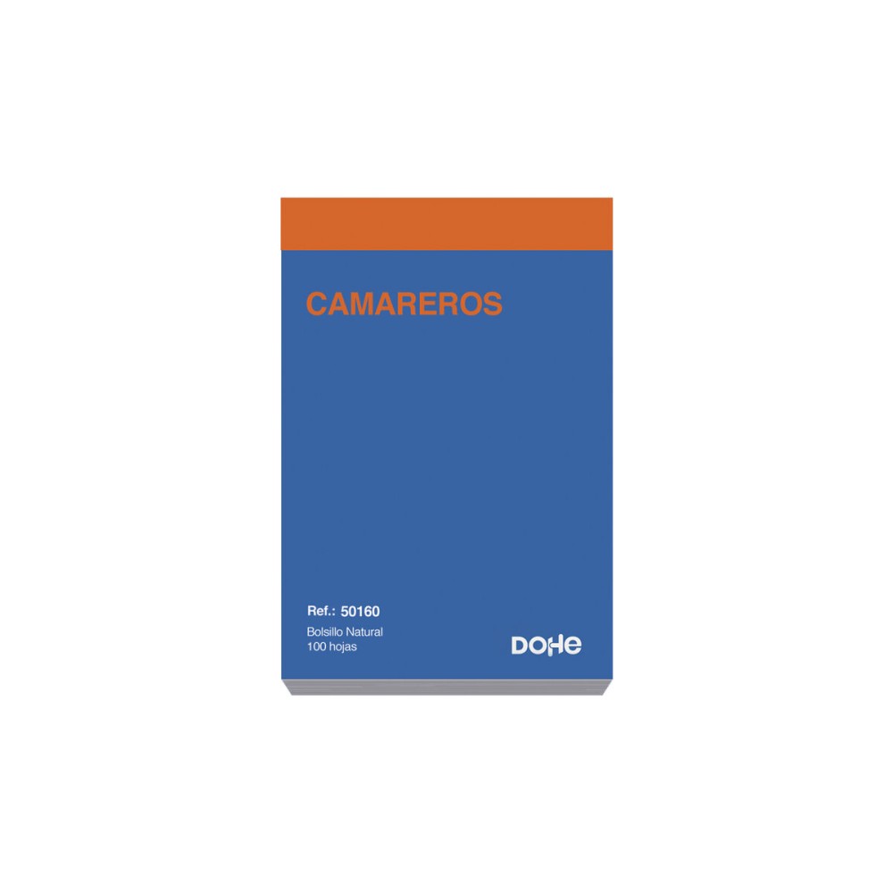 Carnet de serveur DOHE 50160 10 Pièces 100 Volets