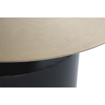 Table d'appoint DKD Home Decor 76 x 76 x 46 cm Noir Doré Fer