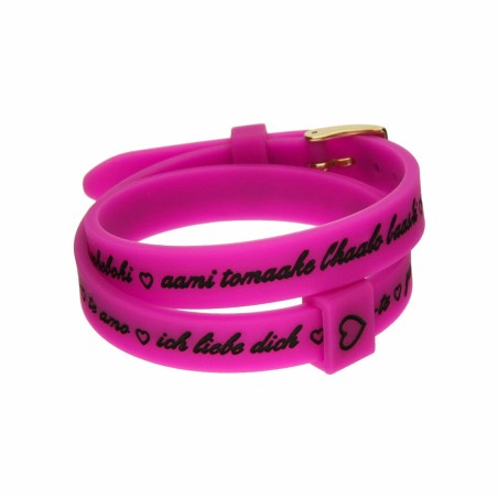 Damenarmreif il mezzometro I LOVE YOU GOLD - BRACCIALE IN SILICONE/SILICONE BRACELET