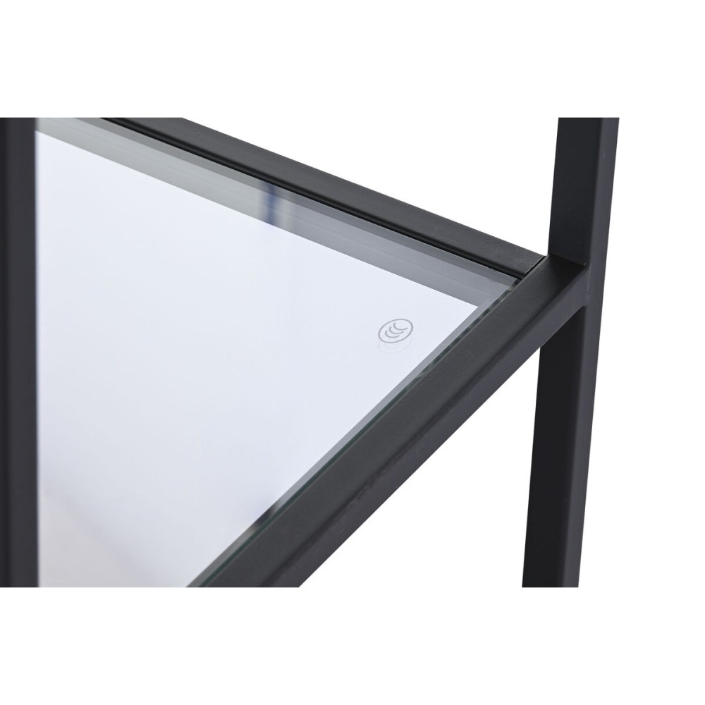 Console DKD Home Decor Noir Métal Verre 100 x 35 x 80 cm