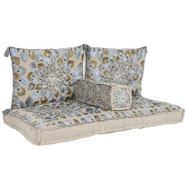 Garden sofa DKD Home Decor Blue Beige 155 x 76 x 65 cm 150 x 76 x 20 cm