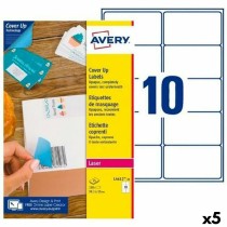 Drucker-Etiketten Avery L4612 Weiß 25 Blatt 99,1 x 57 mm (5 Stück)