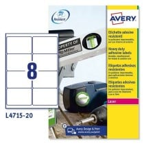 Etiquettes pour Imprimante Avery L4515 Blanc 20 Volets 99,1 x 67,7 mm (5 Unités)