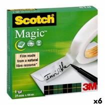 Ruban adhésif Scotch Magic 810 Transparent 25 mm x 66 m (9 Unités)