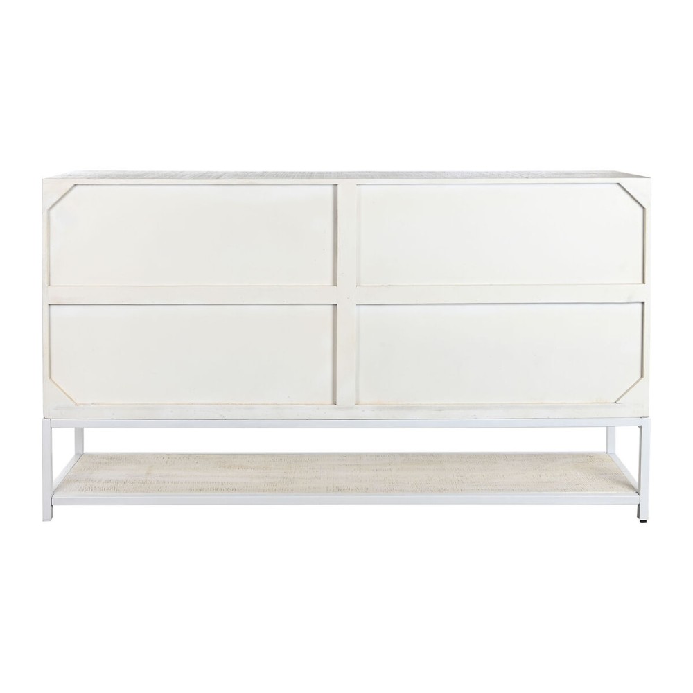 Buffet DKD Home Decor 170 x 45 x 100 cm Métal Blanc Bois de manguier