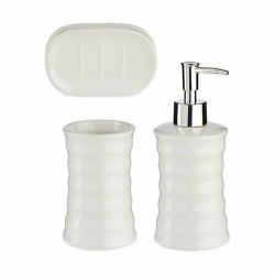 Bath Set Berilo DW29150-1 White Ceramic (12 Units)