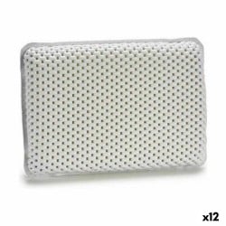 Oreiller Baignoire Antidérapant Blanc 100 % PVC 20 x 6 x 29 cm (12 Unités)