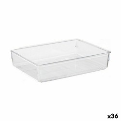 Schubladen-Organizer Mehrzweck Durchsichtig Kunststoff 24 x 5,5 x 15,8 cm (36 Stück)