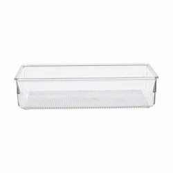 Drawer Organizer Multi-use Transparent Plastic 24 x 5,5 x 15,8 cm (36 Units)