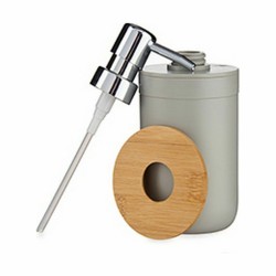 Seifenspender Berilo BP16-101G Grau Bambus Polypropylen 350 ml 8 x 17 x 9 cm (6 Stück)