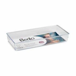 Drawer Organizer Berilo CH99113 Transparent Plastic 15,5 x 5,5 x 34,5 cm Multi-use (36 Units)