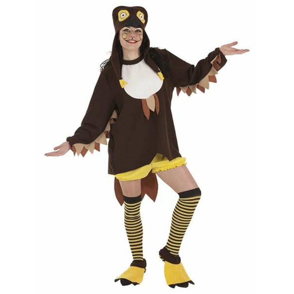 Costume for Adults Owl Lady L (5 Pieces)