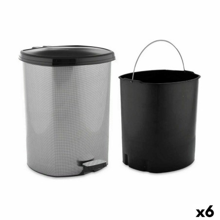 Pedal bin Berilo D-003-2 Dark grey Plastic 11 L (6 Units)