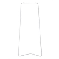 Coat rack 81 x 38 x 182 cm Metal White