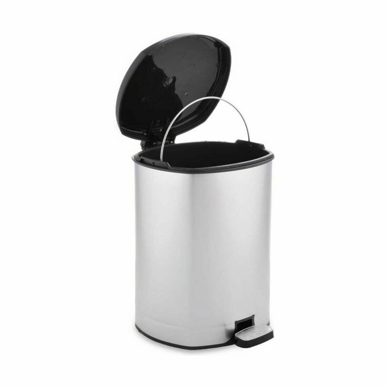 Pedal bin Berilo D004-1 Silver Plastic 6 L (6 Units)