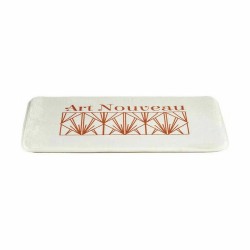 Bath rug Berilo Art Nouveau White Bronze 40 x 1,5 x 60 cm (12 Units)