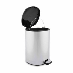 Pedal bin Berilo D002-1 Silver Plastic 20 L (4 Units)