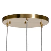 Deckenlampe Kristall Gold Metall 27 cm 31 x 31 x 45 cm