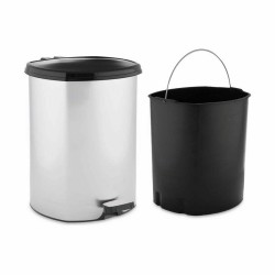 Pedal bin Berilo D003-1 Silver Plastic 11 L (6 Units)