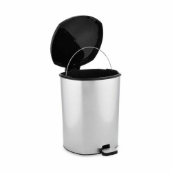 Pedal bin Berilo D003-1 Silver Plastic 11 L (6 Units)