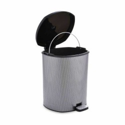 Pedal bin Berilo D004-2 Dark grey Plastic 6 L (6 Units)