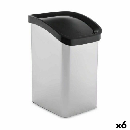 Rubbish bin Berilo D093-1 Silver Plastic 23 L Tipper truck (6 Units)