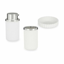 Bath Set Berilo 3318-1 White Plastic (12 Units)