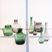 Vase 21 x 21 x 25 cm Vert verre