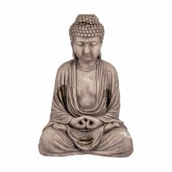 Dekorative Gartenfigur Buddha Polyesterharz 22,5 x 40,5 x 27 cm (2 Stück)