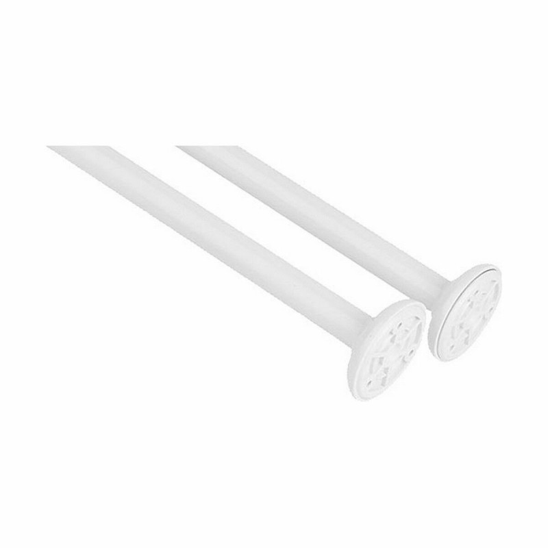 Curtain Bar Berilo B0769L White Aluminium 80 cm For shower (24 Units)