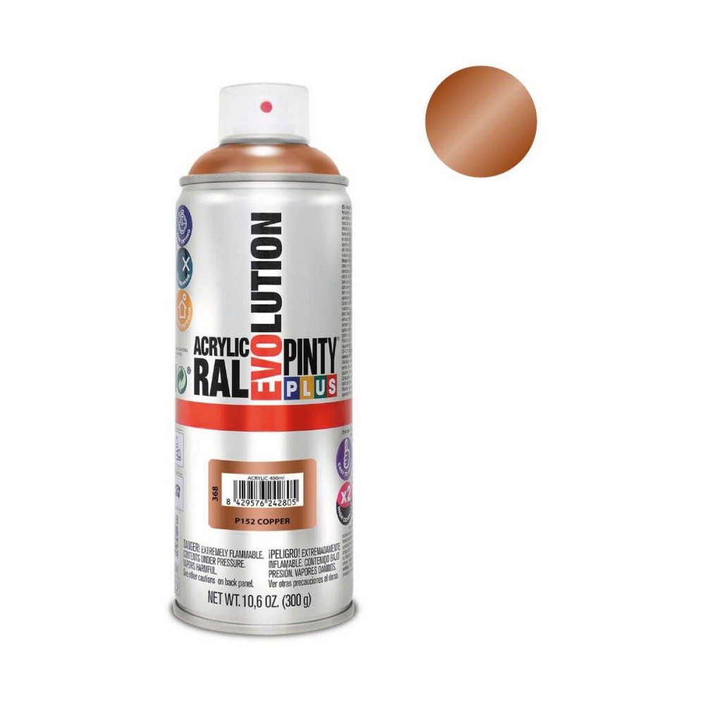 Peinture en spray Pintyplus Evolution P152 400 ml Cuivre