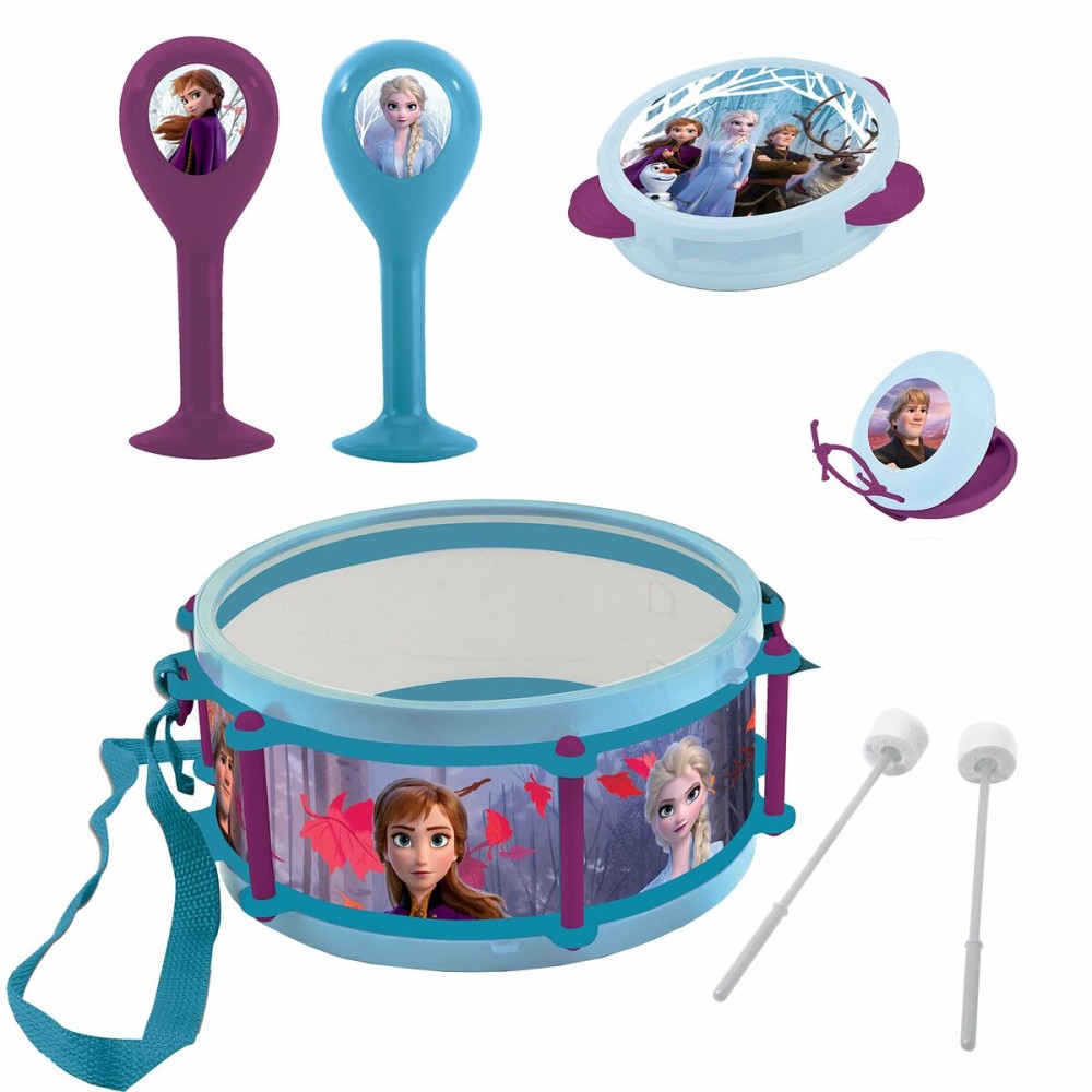 Jeu d'instruments de musique en jouet Lexibook Frozen Plastique 7 Pièces