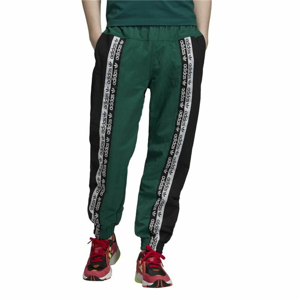 Adult's Tracksuit Bottoms Adidas R.Y.V. Men Dark green