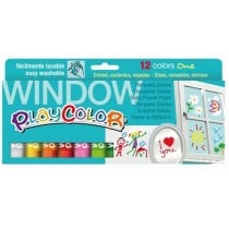 Bâtons de gouache solide Playcolor 12 Pièces Multicouleur