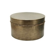 Side table DKD Home Decor 76 x 76 x 42 cm Golden Metal