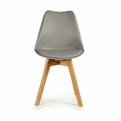 Dining Chair Brown Grey 42 x 80 x 50 cm (4 Units)