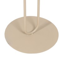 Table d'appoint 30,5 x 30,5 x 53 cm Crème Fer