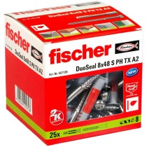 Wall plugs and screws Fischer DuoSeal 557728 S A2 Waterproofs Ø 8 x 48 mm