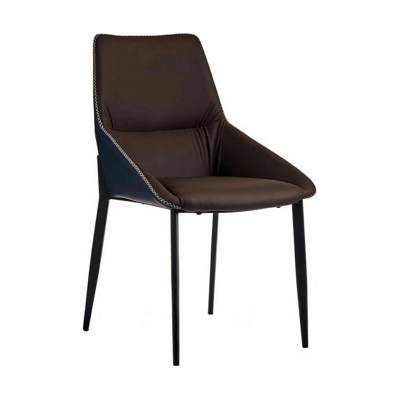 Fauteuil Tressé Bleu Marron Acier 50 x 87 x 61 cm (2 Unités)