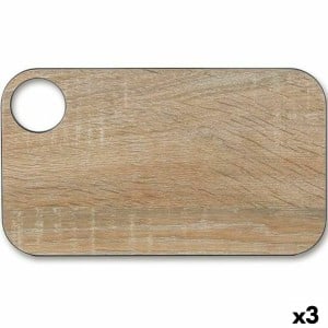 Cutting board Arcos Brown Resin 24 x 14 cm Fibre (3 Units)