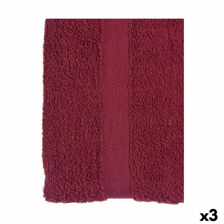 Serviette de toilette Berilo 5314 Bordeaux 90 x 0,5 x 150 cm (3 Unités)