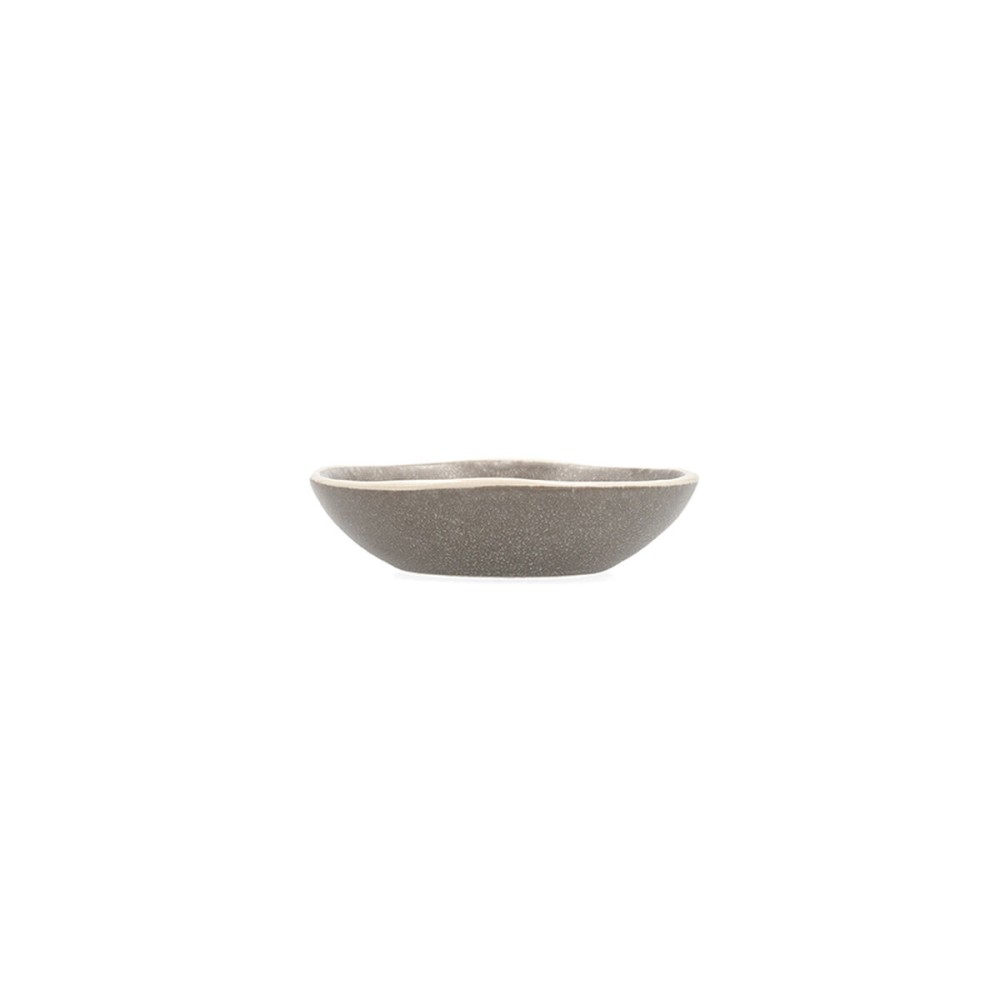 Bol Bidasoa Gio Céramique Gris 12 x 3 cm (12 Unités)