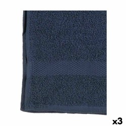 Serviette de toilette Bleu 90 x 0,5 x 150 cm (3 Unités)