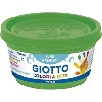 peinture pour doigts Giotto    Multicouleur 6 Pièces 100 ml