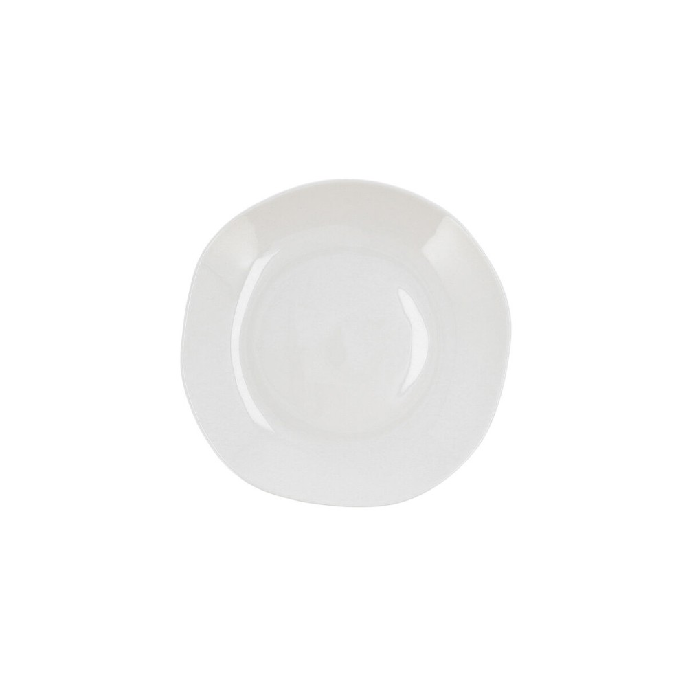 Deep Plate Ariane Earth Ceramic White 23 cm (6 Units)