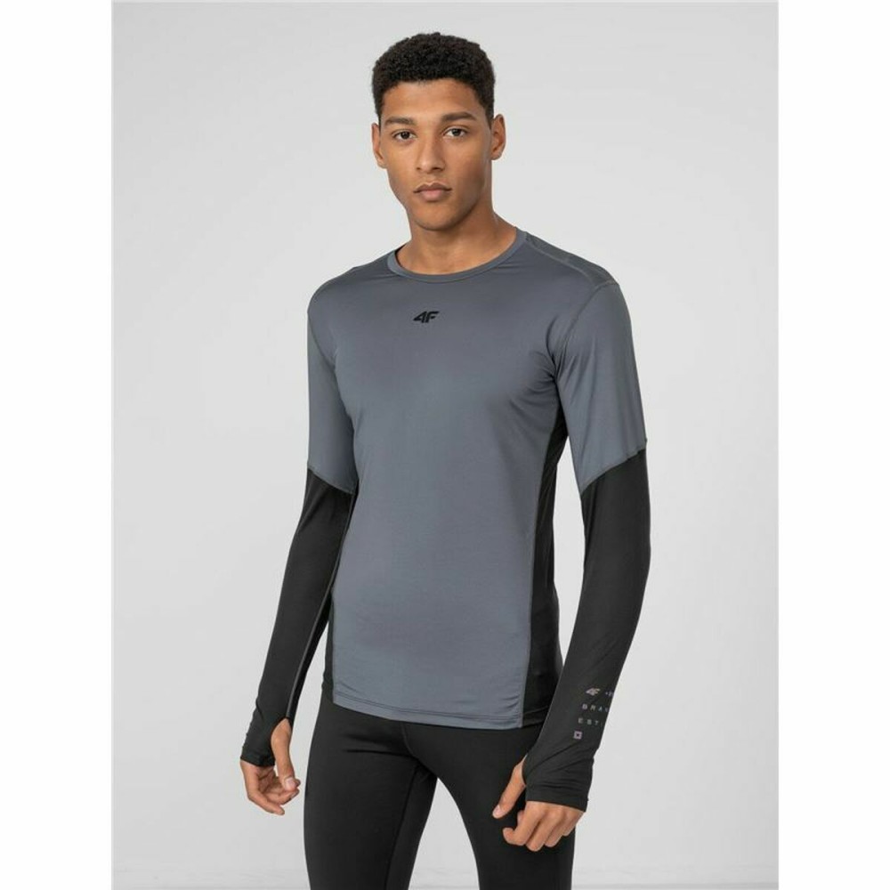 Men’s Long Sleeve T-Shirt 4F Dark grey