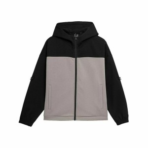 Sweat à capuche femme 4F Gris