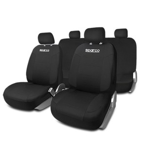 Sitzbezug-Set Sparco Strada Schwarz